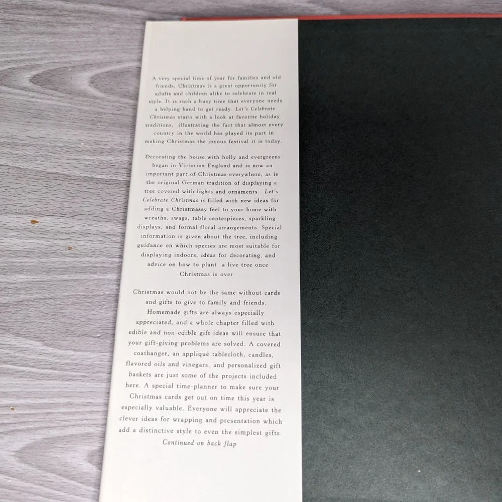 Let's Celebrate Christmas by Carol Hupping Hard Cover Book